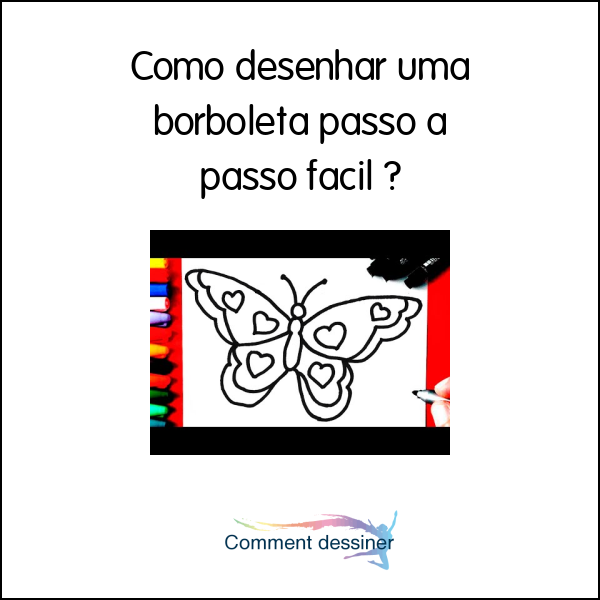 Como Desenhar Uma Borboleta Passo A Passo Facil Como Desenhar